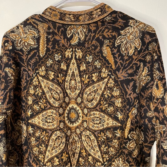 Peruvian Connection Andhra Kimono light weight pima cotton cardigan XL - Picture 9 of 12